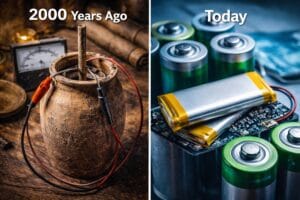 Baghdad battery vs Today's Battery